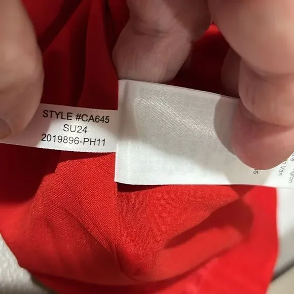 J. Crew High-neck sheath dress in stretch linen blend Red NWT 4P - Picture 12 of 12